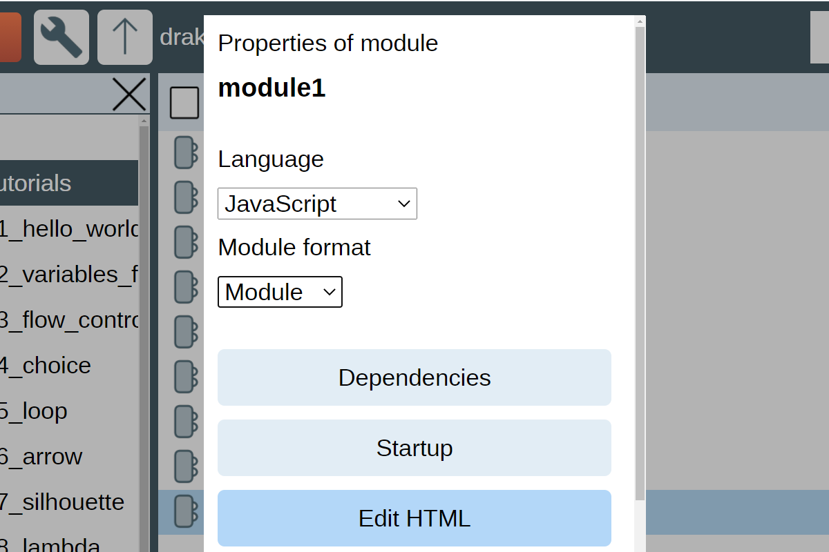How to create a new module