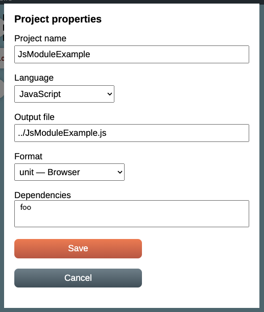 Adding a dependency to a module